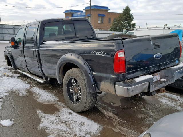 1FTWW31R08EC17909 - 2008 FORD F350 SRW S BLACK photo 3