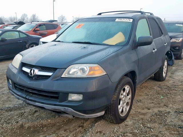 2HNYD18665H549706 - 2005 ACURA MDX TOURIN GRAY photo 2