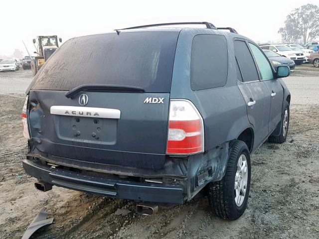 2HNYD18665H549706 - 2005 ACURA MDX TOURIN GRAY photo 4