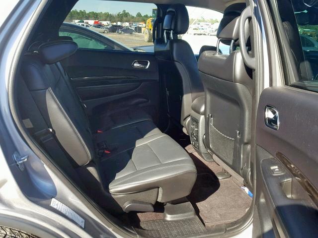 1C4RDHDG0GC346219 - 2016 DODGE DURANGO LI SILVER photo 6