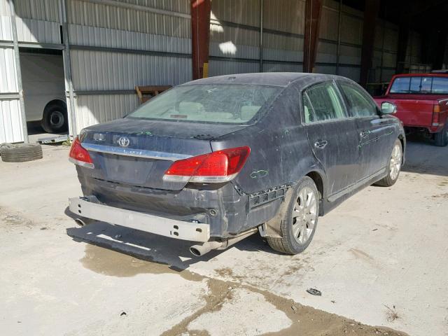 4T1BK3DB9BU385873 - 2011 TOYOTA AVALON BAS CHARCOAL photo 4