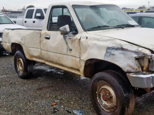 JT4VN02D6K2000728 - 1989 TOYOTA PICKUP 1/2 BEIGE photo 9