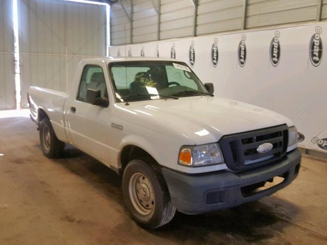 1FTYR10D67PA13113 - 2007 FORD RANGER WHITE photo 1