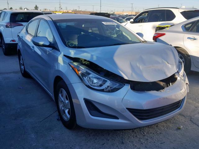 KMHDH4AE6EU184691 - 2014 HYUNDAI ELANTRA SE SILVER photo 1