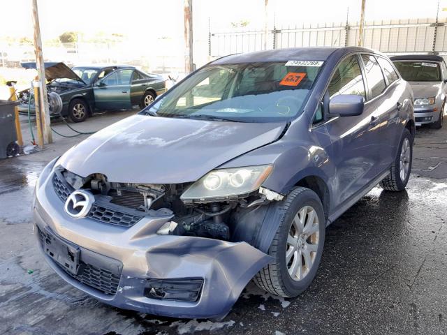 JM3ER293X70146444 - 2007 MAZDA CX-7 GRAY photo 2