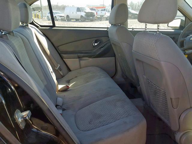 1G1ZS51896F247518 - 2006 CHEVROLET MALIBU LS BLACK photo 6