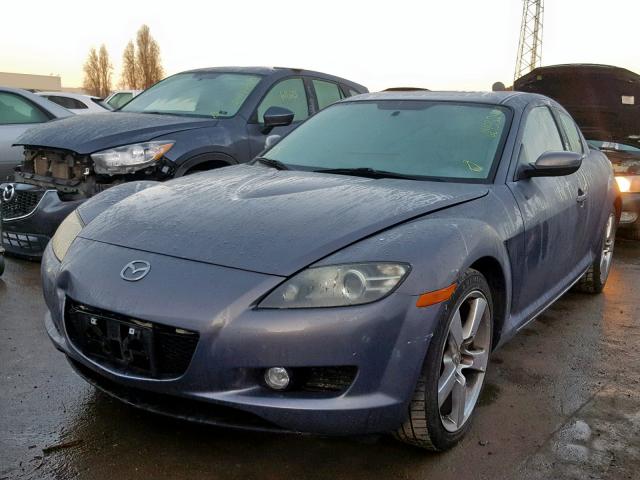 JM1FE173260205748 - 2006 MAZDA RX8 SILVER photo 2