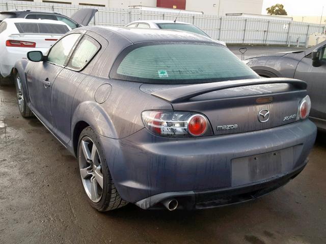 JM1FE173260205748 - 2006 MAZDA RX8 SILVER photo 3