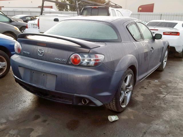 JM1FE173260205748 - 2006 MAZDA RX8 SILVER photo 4