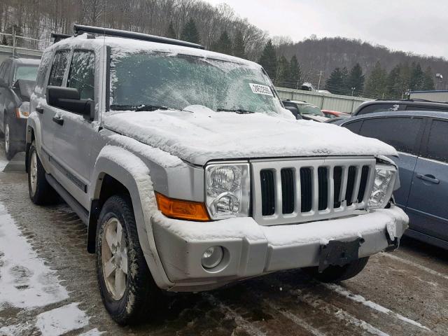 1J8HG48K26C143639 - 2006 JEEP COMMANDER SILVER photo 1