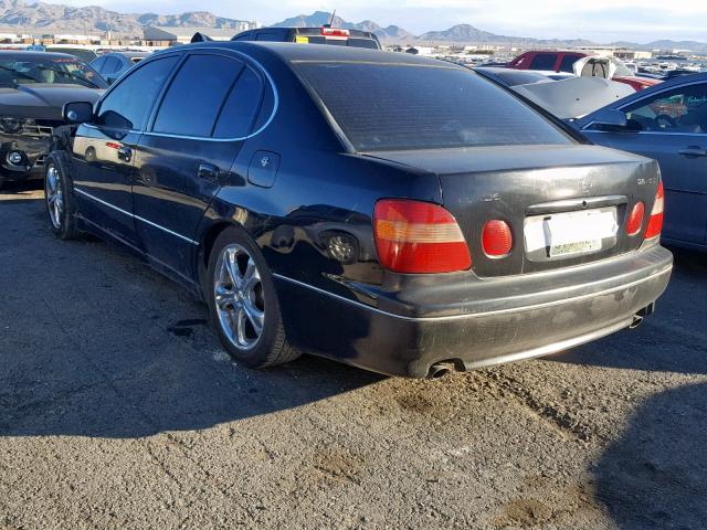 JT8BH68X6W0008097 - 1998 LEXUS GS 400 BLACK photo 3