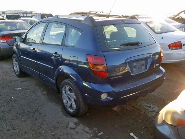 5Y2SM648X4Z421354 - 2004 PONTIAC VIBE BLUE photo 3