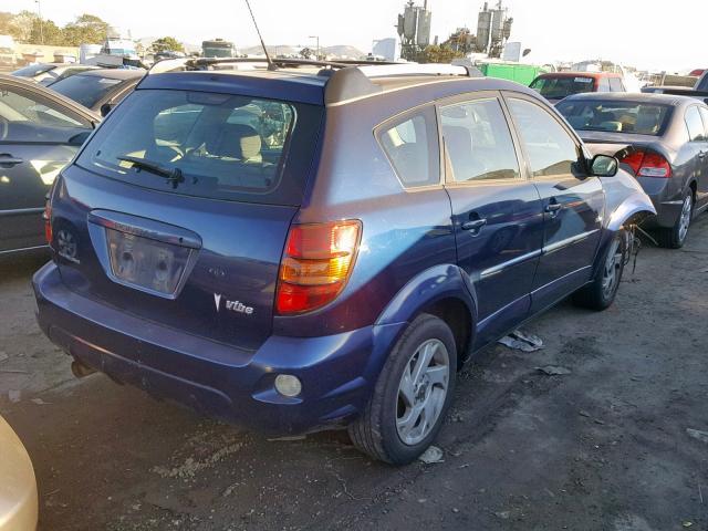 5Y2SM648X4Z421354 - 2004 PONTIAC VIBE BLUE photo 4