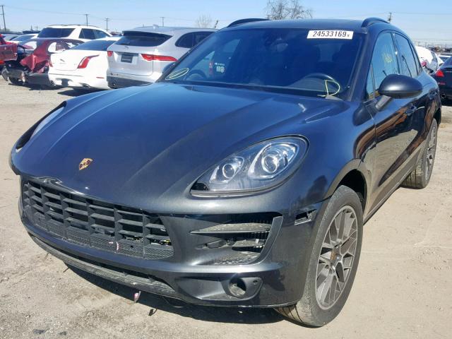 WP1AB2A50HLB10009 - 2017 PORSCHE MACAN S GRAY photo 2