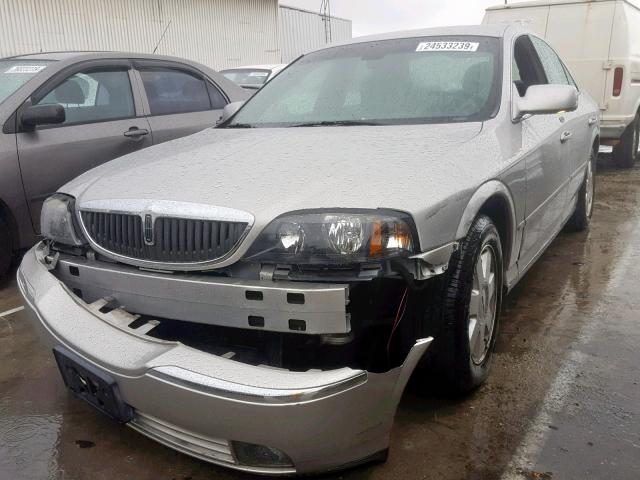 1LNHM86S44Y653383 - 2004 LINCOLN LS SILVER photo 2