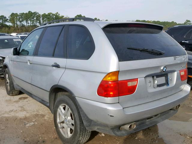 WBAFA53501LM72935 - 2001 BMW X5 3.0I SILVER photo 3