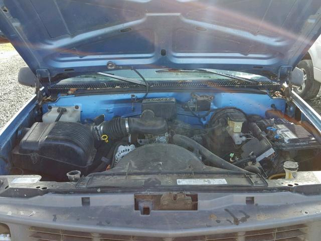 1GCEK14W7VZ186028 - 1997 CHEVROLET GMT-400 K1 BLUE photo 7