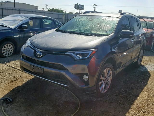 JTMDJREV3HD132729 - 2017 TOYOTA RAV4 HV LI CHARCOAL photo 2