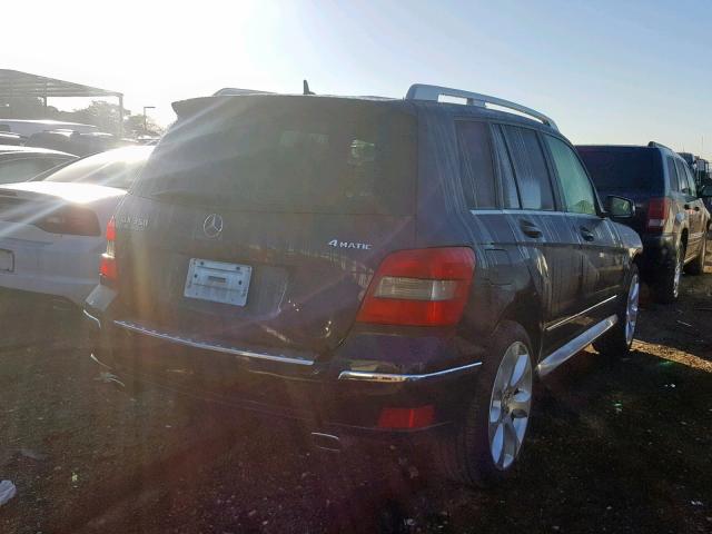 WDCGG8HB1AF321133 - 2010 MERCEDES-BENZ GLK 350 4M BLACK photo 4