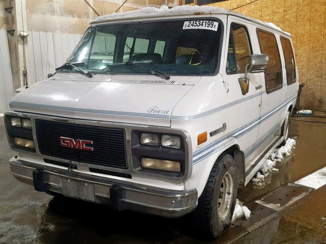 1GDEG25K5PF511794 - 1993 GMC RALLY WAGO WHITE photo 2