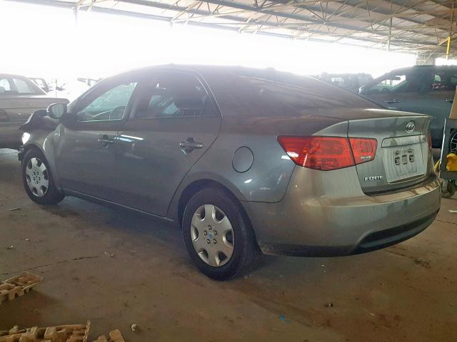 KNAFU4A2XD5669677 - 2013 KIA FORTE EX GRAY photo 3