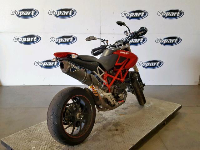 ZDM1YACP58B001287 - 2008 DUCATI HYPERMOTAR RED photo 4