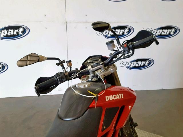 ZDM1YACP58B001287 - 2008 DUCATI HYPERMOTAR RED photo 5