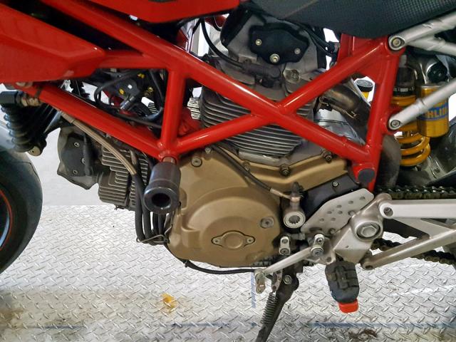 ZDM1YACP58B001287 - 2008 DUCATI HYPERMOTAR RED photo 7