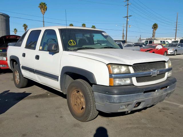 3GNEC13T93G295325 - 2003 CHEVROLET AVALANCHE WHITE photo 1