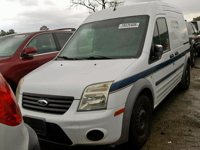 NM0LS7BN9DT130529 - 2013 FORD TRANSIT CO WHITE photo 2