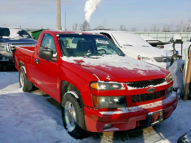 1GCCS149678103831 - 2007 CHEVROLET COLORADO RED photo 1