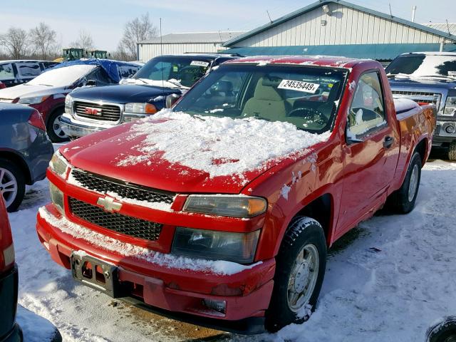 1GCCS149678103831 - 2007 CHEVROLET COLORADO RED photo 2