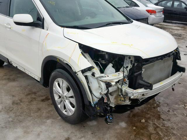 5J6RM4H5XEL063769 - 2014 HONDA CR-V EX WHITE photo 9