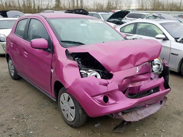 ML32A3HJ9FH004789 - 2015 MITSUBISHI MIRAGE DE PINK photo 1