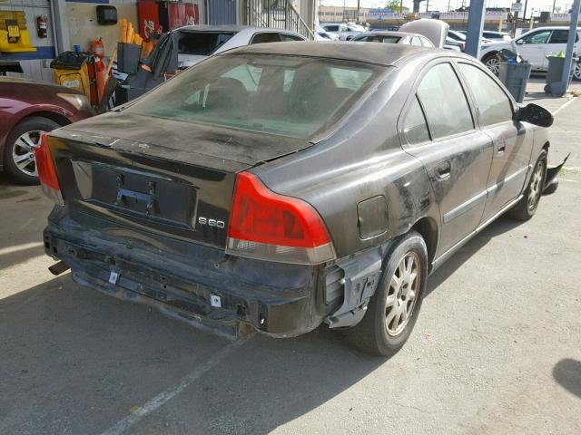 YV1RS61RX12066024 - 2001 VOLVO S60 BLACK photo 4