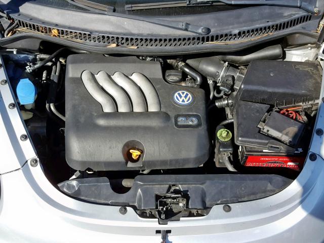 3VWCK21C32M460004 - 2002 VOLKSWAGEN NEW BEETLE Gümüş foto 7