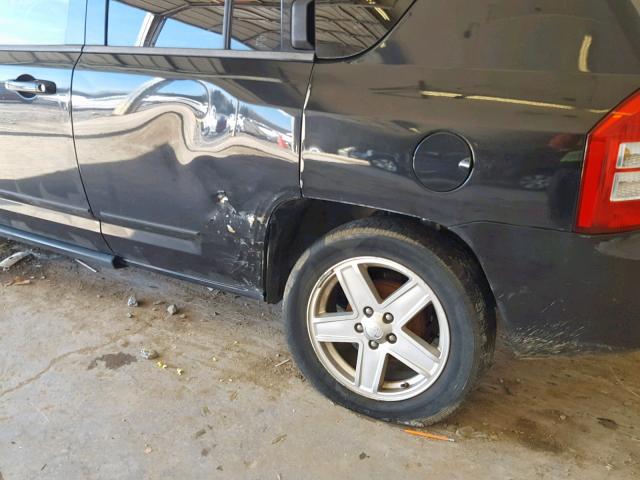 1J4NT4FB7AD649943 - 2010 JEEP COMPASS SP შავი ფოტო 9