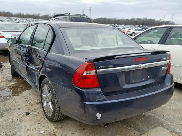 1G1ZU53856F232845 - 2006 CHEVROLET MALIBU LTZ BLUE photo 3