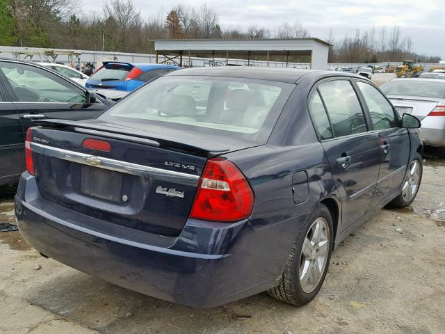 1G1ZU53856F232845 - 2006 CHEVROLET MALIBU LTZ BLUE photo 4