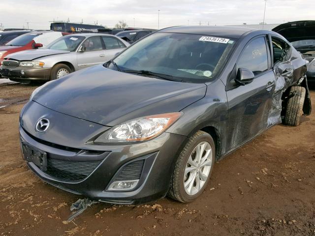 JM1BL1U58B1413146 - 2011 MAZDA 3 S CHARCOAL photo 2