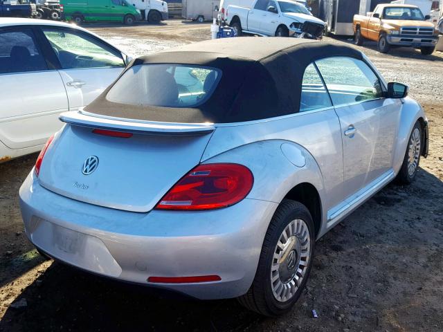 3VW517AT5GM804464 - 2016 VOLKSWAGEN BEETLE S/S SILVER photo 4
