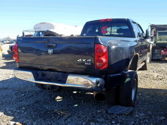 3D7MX48C27G712542 - 2007 DODGE RAM 3500 S BLACK photo 4