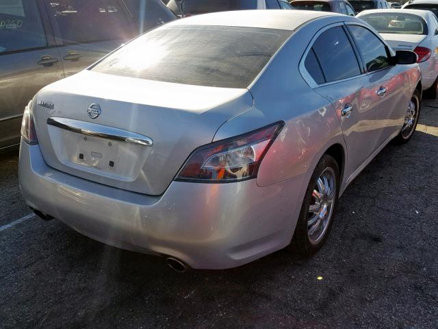 1N4AA5AP3CC849090 - 2012 NISSAN MAXIMA S SILVER photo 4