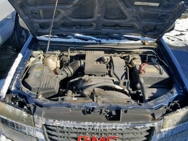 1GTDT196048173319 - 2004 GMC CANYON BLUE photo 7