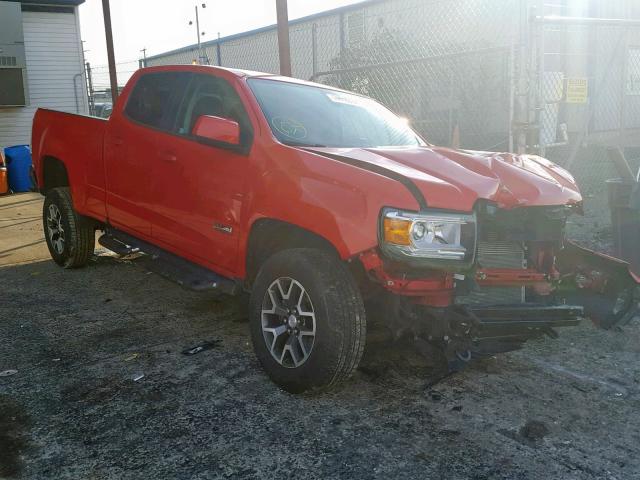 1GTG6BE35F1156498 - 2015 GMC CANYON SLE RED photo 1