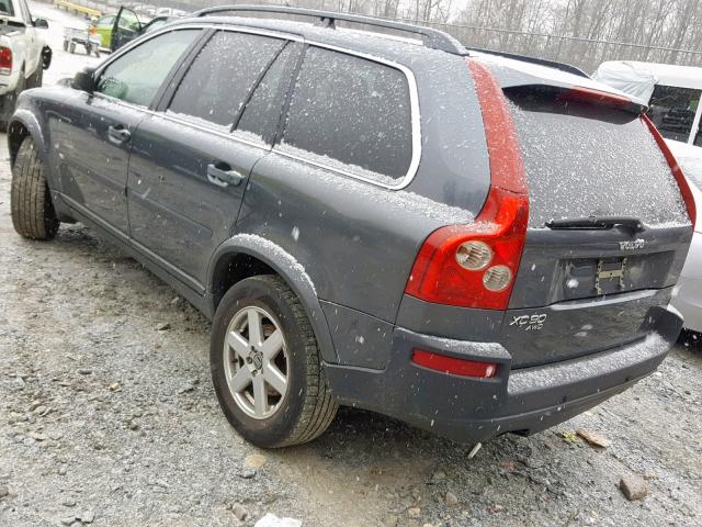 YV4CY592161244912 - 2006 VOLVO XC90 GRAY photo 3