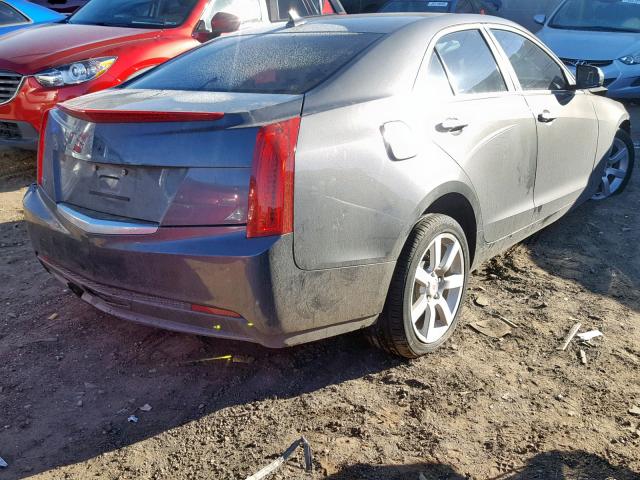 1G6AA5RAXD0126675 - 2013 CADILLAC ATS GRAY photo 4