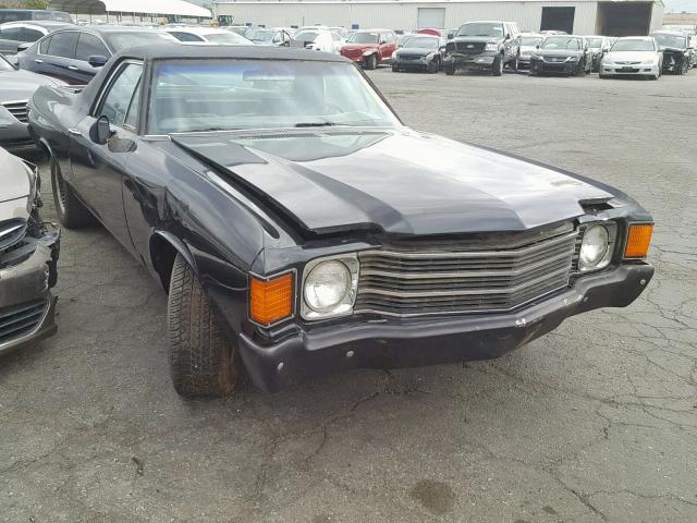 1D80H2L529849 - 1972 CHEVROLET EL CAMINO BLACK photo 1