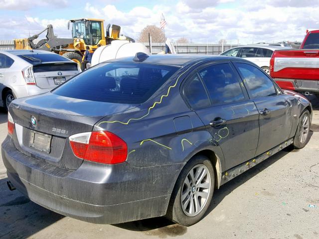 WBAVC53537FZ80930 - 2007 BMW 328 I SULE GRAY photo 4