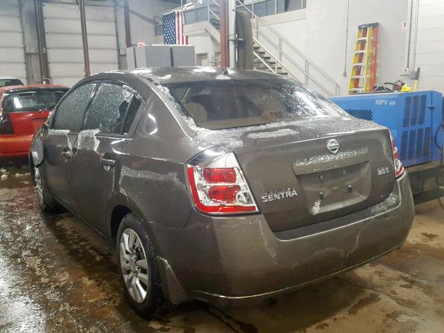 3N1AB61E37L628680 - 2007 NISSAN SENTRA 2.0 GRAY photo 3